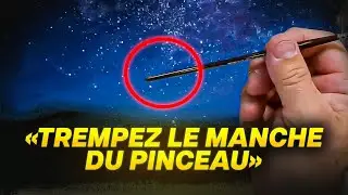 ASTUCES AMUSANTES pour PEINDRE une NUIT ÉTOILÉE