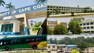 Drive 🚘 through University of Cape Coast 🎓 East & West gate 😇🥳😍