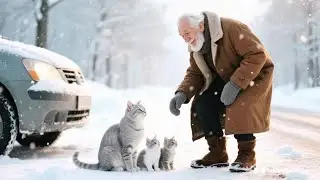 &ldquo;LIVE: Kind Man Rescues a Mother Cat & Her Tiny Kittens from Freezing Snow 🐾&rdquo;