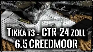 2017 Tikka T3 CTR 6.5 Creedmoor 24 Zoll -German Gun Stock- *Deutsch*