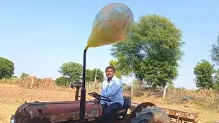 Biggest Monster balloon vs tractor - super big size balloon Create