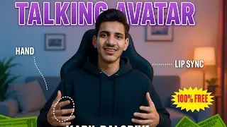 Make Realistic AI Avatars for FREE! No Watermark, Full Lip Sync + Hand Movement | Step-by-Step Guide