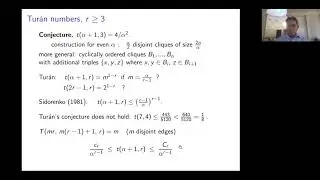 Alexander Sidorenko (R&eacute;nyi): On the asymptotic behavior of the classical Tur&aacute;n numbers