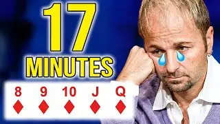 17 Minutes of Non Stop MIND BLOWING Poker Plays