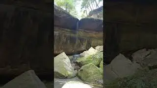 Utopia Falls #hockinghills #waterfall #ohio #dji #hiking #utopiafalls