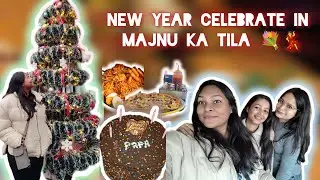 New year 2026 celebrate in Majnu ka tila best new year ever..💐❤️ #vlog #newyear2026 #viral #food 