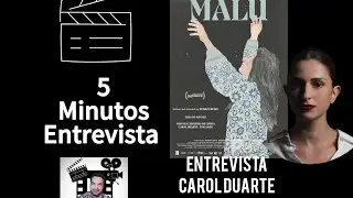 No ar #5minutosentrevista . Falamos com a atriz Carol Duarte sobre o filme Malu. #cinemanacional