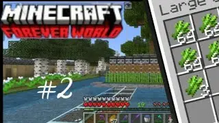 I build a sugarcane farm in Minecraft part-2#minecraft forever world 