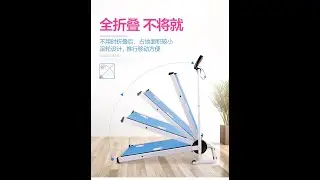 Simple Mini Mechanical Treadmill Review | Silent Folding Home Fitness Exercise Machine