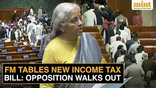 FM Nirmala Tables New Income Tax Bill In Lok Sabha Amid Total Chaos, Says... | Budget Session Update