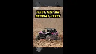 First Test on Segway SX20T #utv #segway #offroad