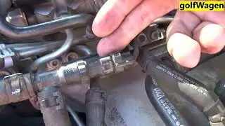 VW Golf 7 fuel temperature sensor replacement