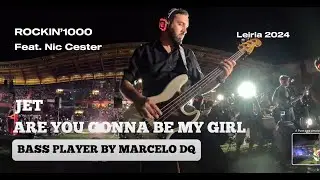 JET - Are You Gonna Be My Girl - ROCKIN&rsquo;1000 Feat. Nic Cester (Bass cover by Marcelo Dq)