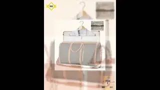 New Large Capacity Travel Duffle Bag Women's Handbag Folding Suit Bag Waterproof Clothes Totes
