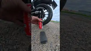 Honda CL 500 Chain Clean + Lube Without Centre Stand #shorts