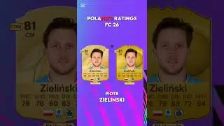 Poland's ratings in FC 26! 🇵🇱⚽ #fifa #football #viral