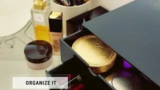 MAKEUP ORGANIZATION LIFEHACK | Black Makeup Organizer