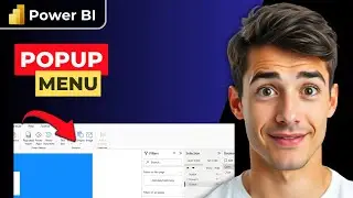 How To Create Pop-up Menu In Power BI Dashboard (Easiest Way) (2025 Guide)