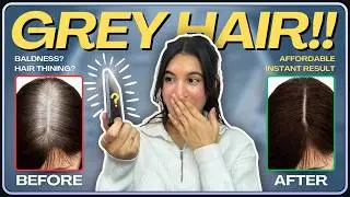 Instant solution for Grey Hair | Give Coverage in Minutes with Hair Concealer!!! | TANVI ARORA