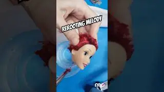 Rerooting Melody #disney #makeover #dolls