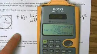 area as probability