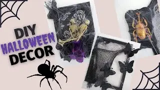 Dollar Tree Halloween DIY | Halloween Wall Decorations