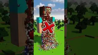 Steve VS Minecraft Mobs | Teardown