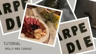 HOW TO CREATE A MOLLY MAE INSPIRED CANVAS FOR CHEAP HOME DECOR