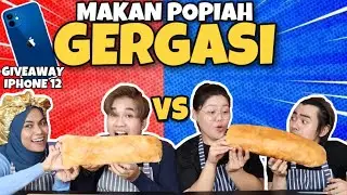 CHALLENGE MAKAN POPIAH GERGASI SEBESAR BANTAL! CIKIDOT BAGI GIVEAWAY IPHONE 12 LAGI!