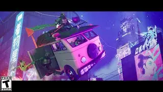 Teenage Mutant Ninja Turtles Saves Peely From Fishsticks Scene - Fortnite Animation Game Clip 4K