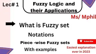 What is fuzzy set, notations and examples