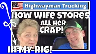 Semi Truck Organization | Truckers Tour Rig for Tips on Storage!