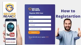How to make Registration in SecureReanex from SRG.