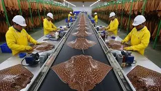 Inside the Stingray-Leather Factory: From Ocean to Luxury Wallet (Full Process)