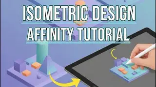 membuat desain isometric menggunakan affinity by canva #canva #tutorial #affinity #desain