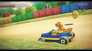 Wii U- Mario Kart 8- SNES Donut Plains 3- HTML5 version