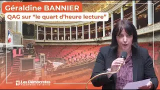 QAG quart d'heure lecture - G&eacute;raldine Bannier