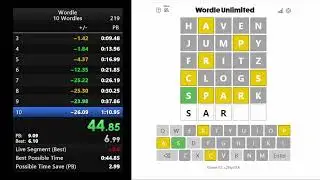 (World Record) 10 Wordles in 46.75 seconds