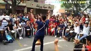 Street Drum Circle by Amrut Bhat