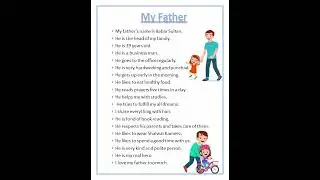 Essay on My Father| MY Super Hero #essaywriting #easytolearn #shortsyoutube #short