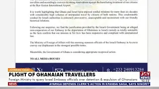 Foreign Affairs Ministry to query Israel Embassy officials over detention & expulsion of Ghanaians