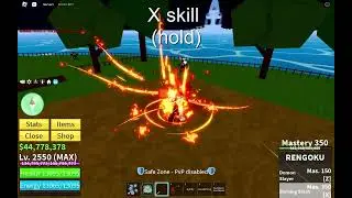 Rengoku REWORK SHOWCASE (blox fruits update 20)
