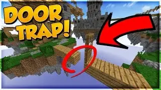 DOOR TRAP TROLLING! | Minecraft HYPIXEL SKYWARS TROLLING (Ft. Vikkstar123)