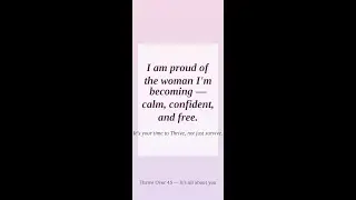 It is your turn to thrive not just survive.