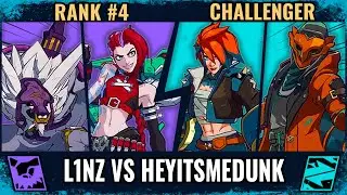 L1Nz против heyitsmedunk &ndash; [Рейтинг #4] Джинкс Уорвик против Ви Экко [Претендентка] | 2XKO