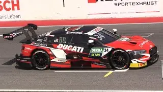 DTM 2019 Cars Practice Starts at Misano World Circuit-RS5,Vantage & M4