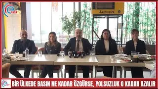 BİR &Uuml;LKEDE BASIN NE KADAR &Ouml;ZG&Uuml;RSE, YOLSUZLUK O KADAR AZALIR