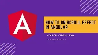 Scroll effect in angular