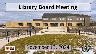 Oregon Library Board Meeting (11/13/24)