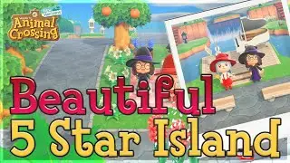 Beautiful 5-Star Island Full Of Great Ideas! Animal Crossing New Horizons Island Tour